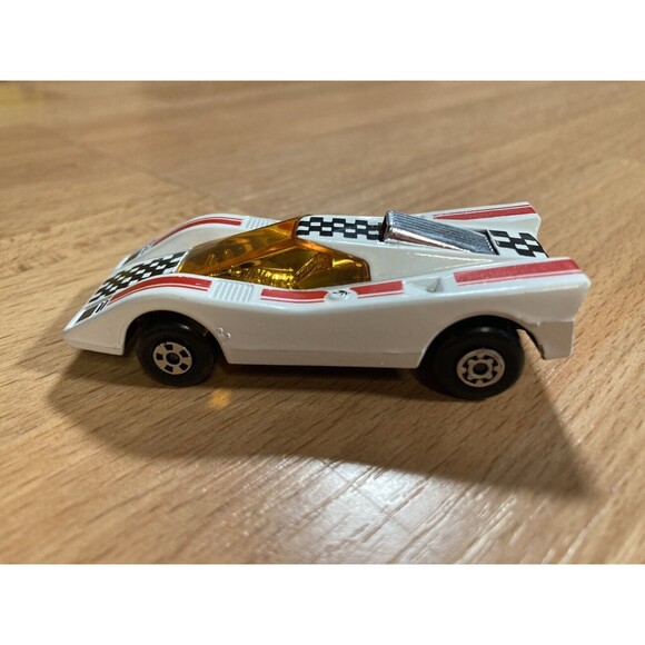 Matchbox Series No. 7 ‘Hairy Hustler’ Car • Superfast • Checkerboard • Vintage - Picture 3 of 5